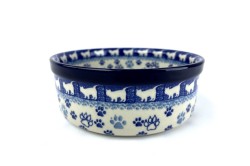 364  Bunzlau Rond  Schaal 1771X 023 Ribbel Schalen Ø 12 cm